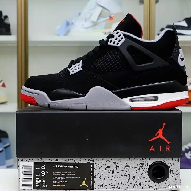 JORDAN AIR 2019 OG 'BRED' RETRO 4 Kimikick 0421